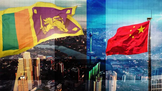 Sri Lanka & China Flag