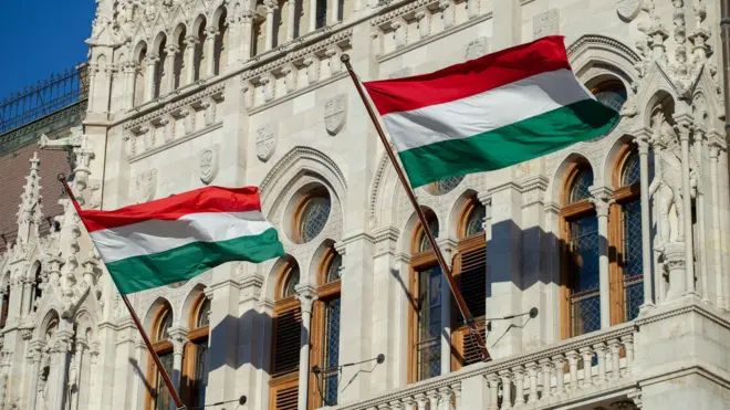 Прапори Угорщини.