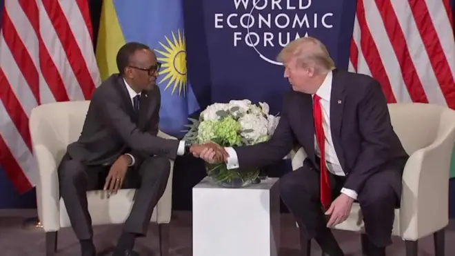 Kagame na Trump