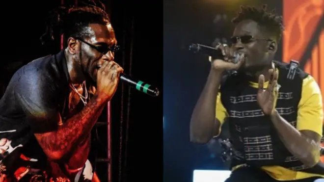 Burna Boy (Left), Mr Eazi (right)