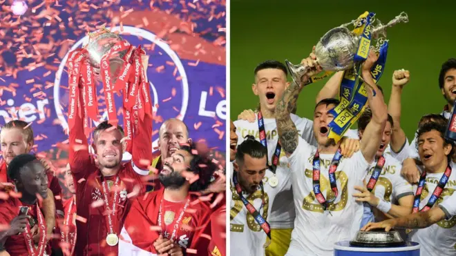 Liverpool and Leeds lift dia trophies