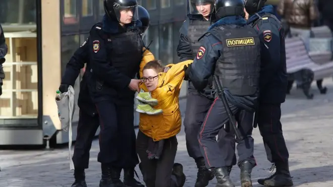 Задержанный в Москве