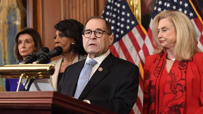 Jerry Nadler announces the articles of impeachment