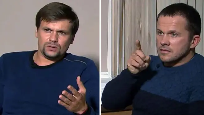 Alexander Petrov y Ruslan Boshirov concedieron una entrevista al canal ruso RT.