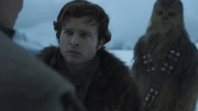 Улогу Хана Солоа тумачи Алден Ехренрајх