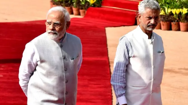 नरेंद्र मोदी और एस जयशंकर