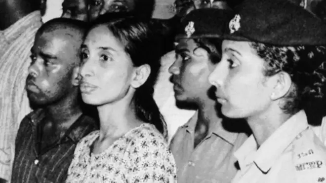 नलिनी श्रीहरण उम्र क़ैद की सज़ा काट रही हैं