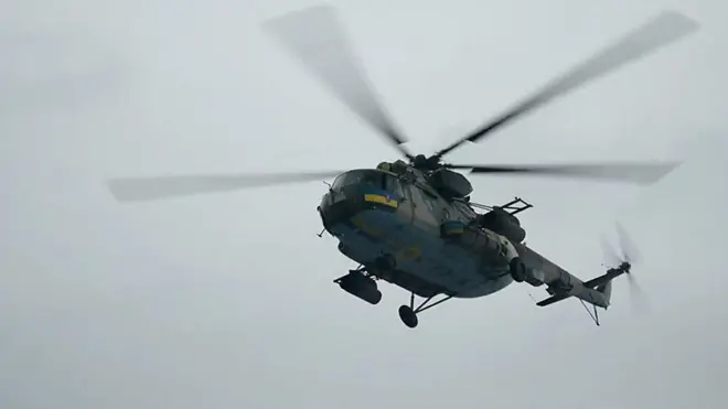 Полет с пилотом вертолета ВСУ. Репортаж Би-би-си