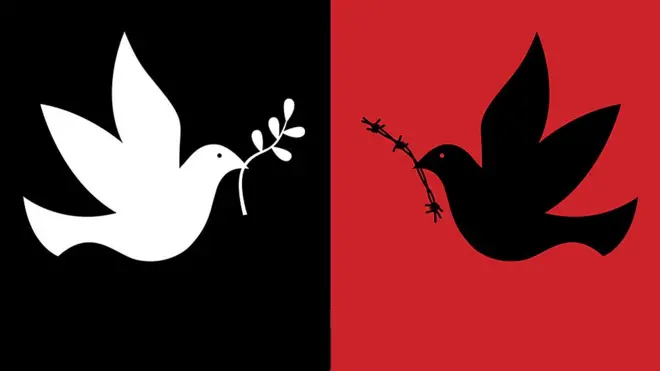 Palomas de paz y guerra