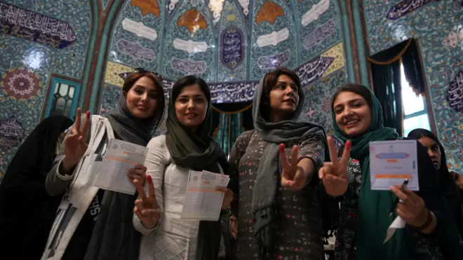 ناخبات إيرانيات