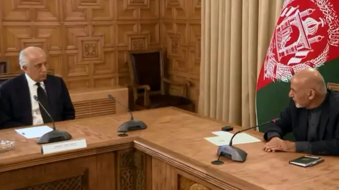 اشرف غني او خلیلزاد