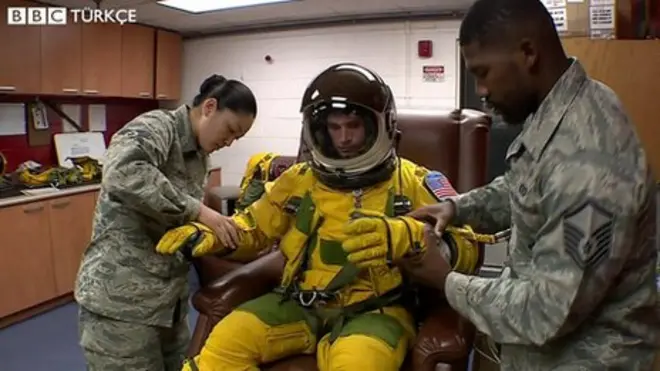 U-2 uçağının hazırlanışı