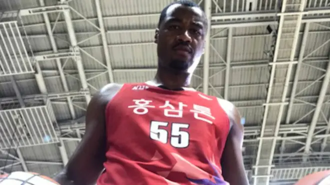 Former Korean Basketball League player David Simon had to head back to the US