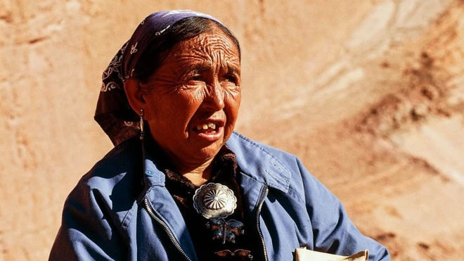 Elderly Navajo woman
