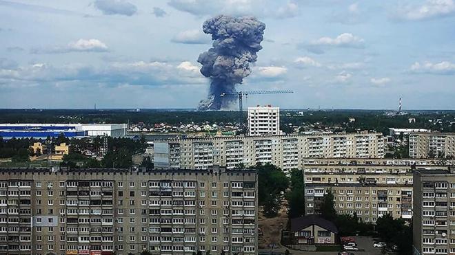 Взрывы на оборонном заводе в Дзержинске