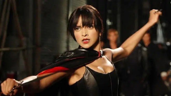 إحدى بطلات الأفلام الهندية