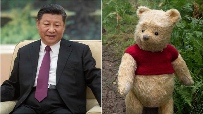 Xi Jinping and Winnie the Pooh