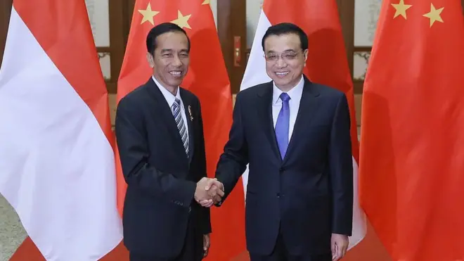 Presiden Joko Widodo dan PM Li Keqiang ketika bertemu pada Maret 2015 lalu di Beijing, Cina