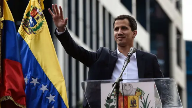 Al asumir la presidencia de la Asamblea Nacional, Guaidó se convirtió en el rostro más visible de la oposición en Venezuela.