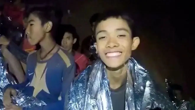 Тайские мальчики в пещере