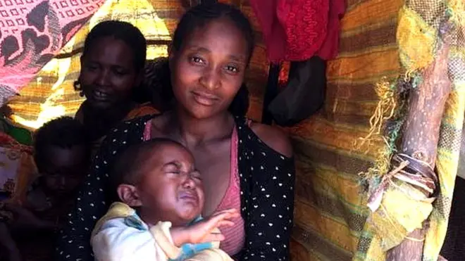 በመጠለያዎቹ ውስጥ በርካታ ነብሰ ጡር እና የሚያጠቡ እናቶች ይገኛሉ