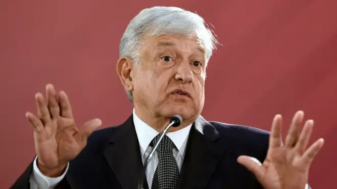 El presidente de México, Andrés Manuel López Obrador, dijo no querer inmiscuirse en los temas de Estados Unidos.