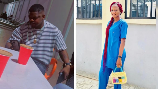 Bolu Bamidele and im wife Ifeoluwa Bamidele