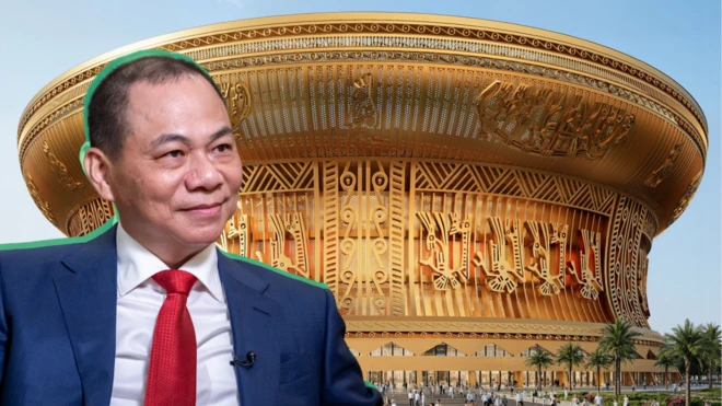 Tỷ phú Phạm Nhật Vượng và sân vận động Trống Đồng
