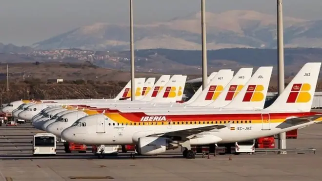 Iberia uçakları