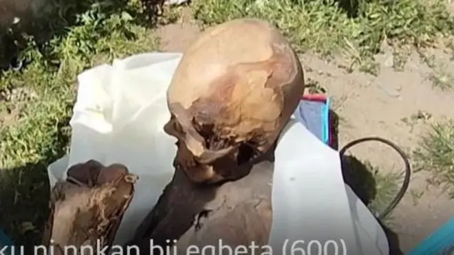 Oku gbigbẹ ti wọn ba lọwọ Julio