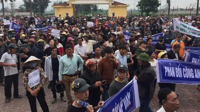 Biểu tình ở Lộc Hà