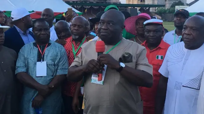 Ndị PDP chọrọ ka Ikpeazu nọchite anya ha na ndọrọndọrọ ọchịchị gọvanọ Abịa steeti