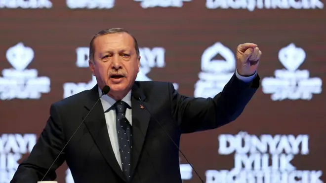 土耳其总统厄尔多安说：我以为纳粹已经死了，但是我错了。纳粹在西方仍然活着。