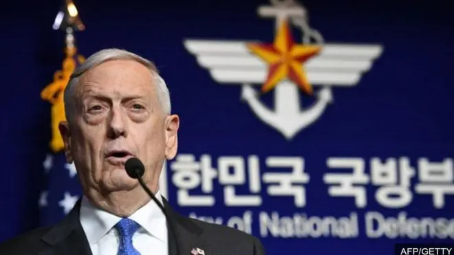 Đe dọa tấn công hạt nhân của Bắc Hàn đăng gia tăng, theo Bộ trưởng Quốc phòng Mattis