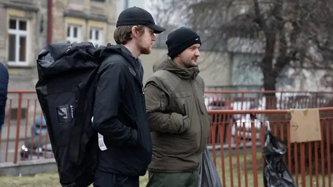 폴란드 국경 통해 참전한 외국인 의용군