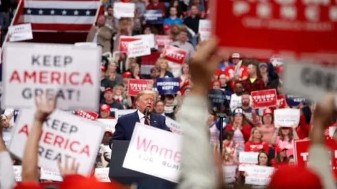 تجمع انتخابي لترامب