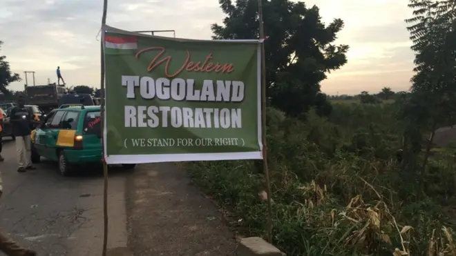 "Western Togoland" secessionist arrest for independence, map, funding