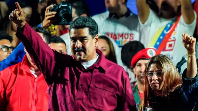Según el CNE, Maduro obtuvo casi seis millones de votos en la elección presidencial de este domingo.