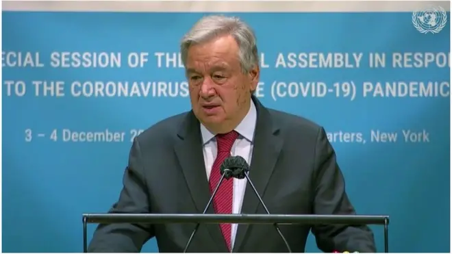 ዋና ጸሓፊ ወድብ ሕቡራት ሃገራት ኣንቶኒዮ ጉተረስ