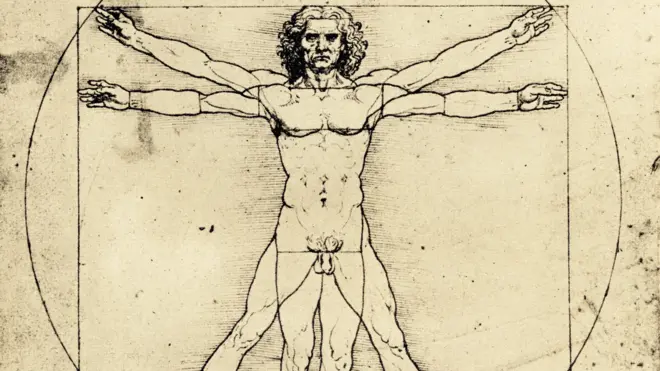 El hombre de Vitruvio de Leonardo da Vinci