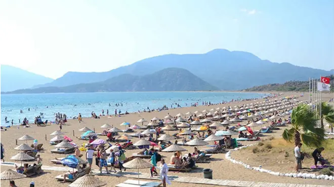 Dalyan'daki İztuzu Plajı İngilizlerin ilgi gösterdiği yerler arasında