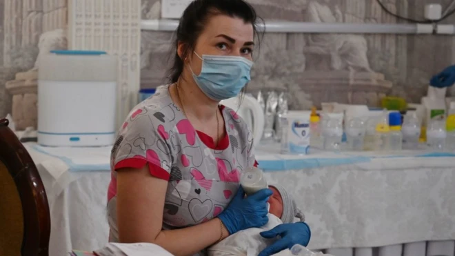 Nurses will care for the stranded babies until their biological parents are allowed into the country