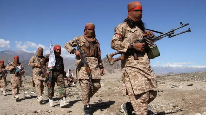 아프간의 탈레반 무장대원