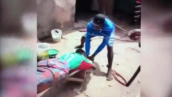 Girl wey dem dey flog