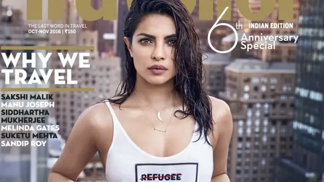 Conde Nast Traveller India jurnalının üz qabığı