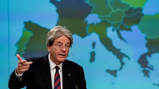 Avrupa Komisyonu'nun ekonomi ve maliyeden sorumlu üyesi Paolo Gentiloni