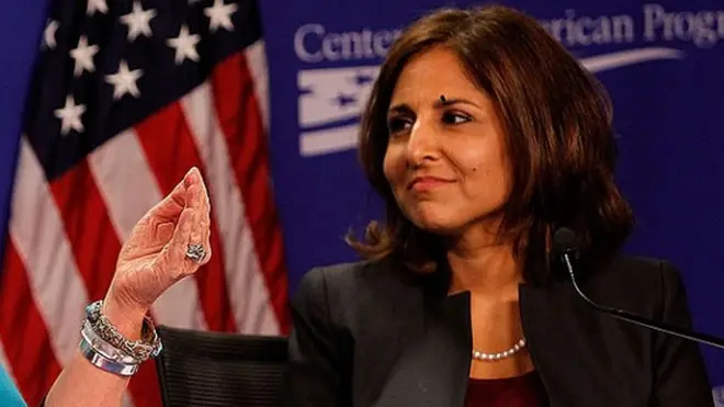 हिलेरी क्लिंटन और नीरा टंडन