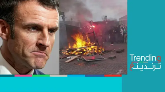 سن التقاعد.. الحرائق والقمامة تغطي شوارع باريس