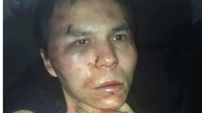 وزعت الشرطة التركية صورة لماشرابوف بعد اعتقاله