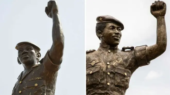 Ibumoso ni ishusho yamuritswe mu kwa gatatu umwaka ushize, iburyo ni iyamuritswe uyu munsi